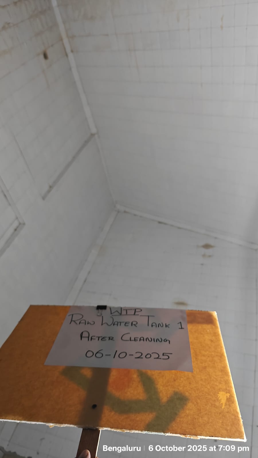 Clean commercial sump after cleaning
